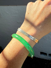 Load image into Gallery viewer, ‘D’ Sterling Silver Cuff Bracelet 6.25”
