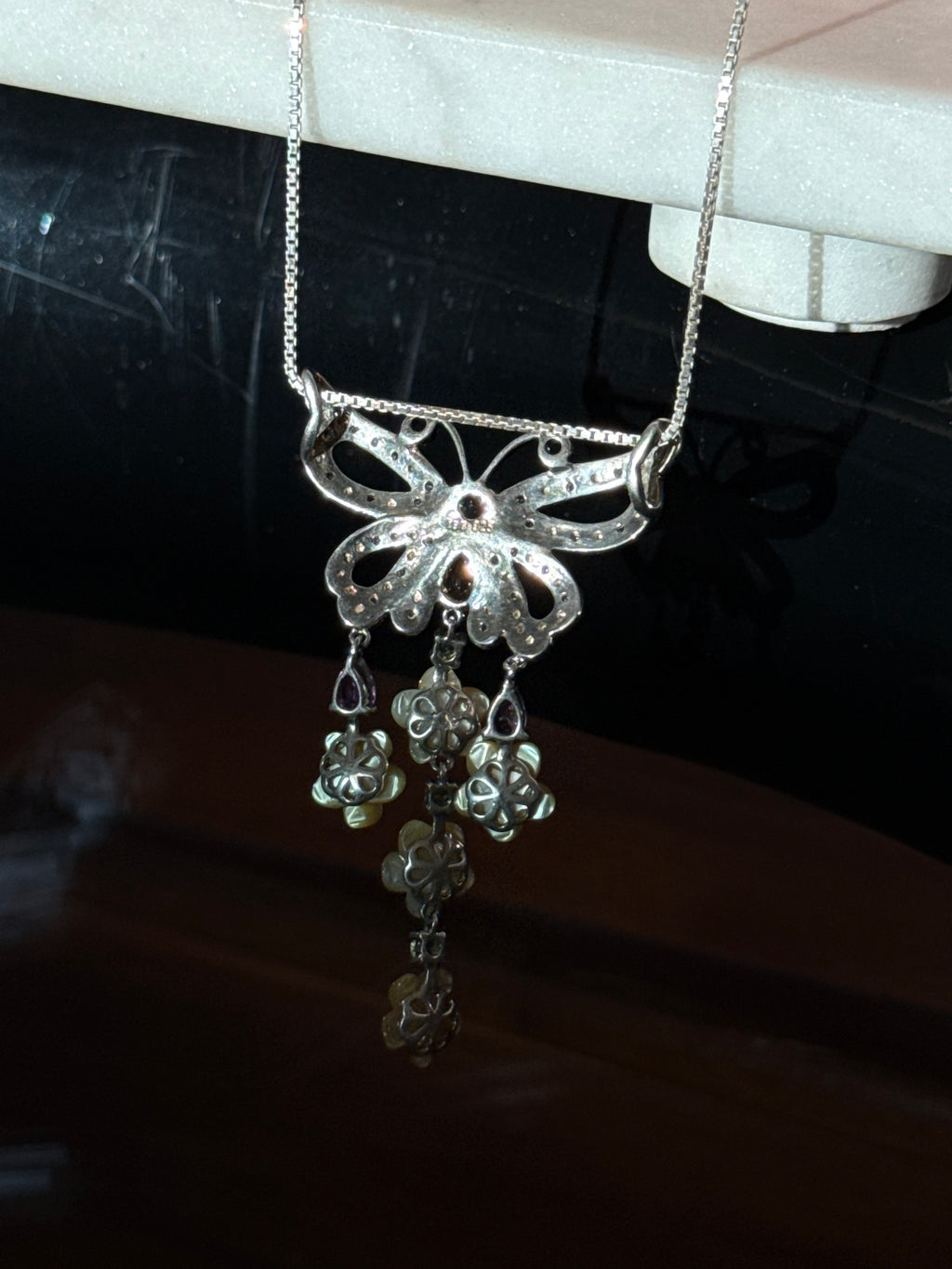 Butterfly Sterling Silver Necklace