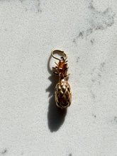 Load image into Gallery viewer, Vintage Solid 14k Gold Pineapple Charm
