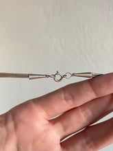 Load image into Gallery viewer, Vintage Multistone Liquid Silver Sterling Fetish Necklace 17”
