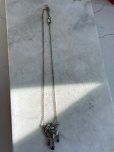 Load image into Gallery viewer, Cabochon Amethyst Witch Sterling Silver Necklace
