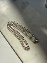Load image into Gallery viewer, Vintage Curb Link Solid Sterling Silver Chain

