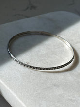 Load image into Gallery viewer, Vintage Sterling Silver Thin Bangle Bracelet
