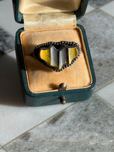 Load image into Gallery viewer, Bumblebee Jasper Bat Sterling Silver Ring Size 10
