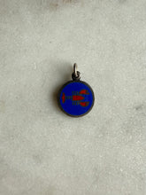 Load image into Gallery viewer, Vintage Enamel Lobster Sterling Silver Charm
