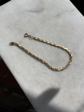 Load image into Gallery viewer, Midcentury 1/20 12k Gold Fill Bracelet 7.75”
