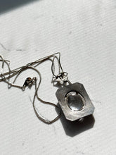 Load image into Gallery viewer, Antique Enamel Sterling Necklace 18”
