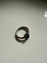 Load image into Gallery viewer, Tous Amethyst Sterling Silver Ring Size 7
