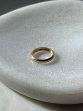 Load image into Gallery viewer, ‘Art Carved’ 14k Yellow Gold Solid Donut Band Size 3.25
