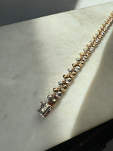 Load image into Gallery viewer, Disco Two-Tone Croissant San Marco Gold Vermeil Sterling Bracelet 7.5”
