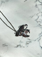 Load image into Gallery viewer, Pink Bow Sterling Silver Necklace
