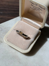 Load image into Gallery viewer, Vintage Citrine Sterling Ring Size 7.5
