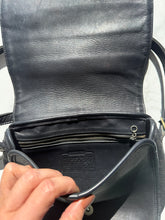 Load image into Gallery viewer, Vintage Coach Black Leather Crossbody Purse
