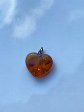 Load image into Gallery viewer, Amber Sterling Silver Pendant

