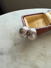 Load image into Gallery viewer, Vintage Sterling Silver Half Hoop Earrings
