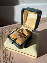 Load image into Gallery viewer, Floral Sterling Silver Band Size 7.25
