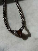 Load image into Gallery viewer, Panther Link Mother of Pearl Sterling Silver Necklace 16.5”
