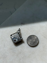Load image into Gallery viewer, Sterling Silver Starburst Locket Pendant
