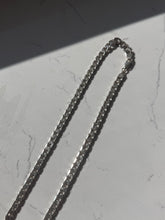 Load image into Gallery viewer, Italian Vintage Solid Sterling Cuban Curb Chain 20.5”
