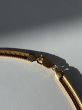 Load image into Gallery viewer, Gold Vermeil Omega Collar Necklace 18”
