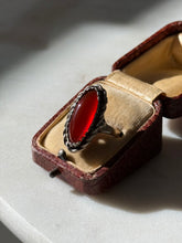 Load image into Gallery viewer, Vintage Carnelian Sterling Silver Ring Size 6.25
