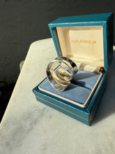 Load image into Gallery viewer, Chunky Sterling Silver Bypass Ring Size 7.25
