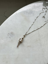 Load image into Gallery viewer, Pinocchio Marionette Puppet Sterling Silver Necklace 18”
