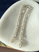 Load image into Gallery viewer, Italian Figaro Sterling Silver Bracelet 7”
