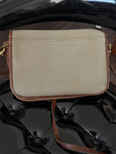 Load image into Gallery viewer, Vintage Coach Twill &amp; Leather Crossbody Purse
