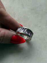 Load image into Gallery viewer, Vintage Amethyst Sterling Ring Size 8
