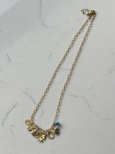 Load image into Gallery viewer, All The Luck You Can Get Gold Vermeil Charm Necklace 18”
