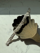 Load image into Gallery viewer, Italian Braided Sterling Silver Bracelet 7.25”
