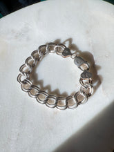 Load image into Gallery viewer, Italian Double Curb Chunky Sterling Silver Bracelet 7”
