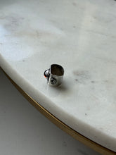 Load image into Gallery viewer, Cabochon Topaz Sterling Silver Ear Cuff
