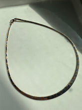 Load image into Gallery viewer, Two-Tone Sterling Silver Gold Vermeil Omega Collar Necklace 17”
