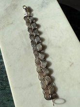 Load image into Gallery viewer, Chunky Sterling Silver Bracelet 7.5”
