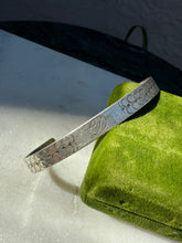 Load image into Gallery viewer, ‘D’ Sterling Silver Cuff Bracelet 6.25”
