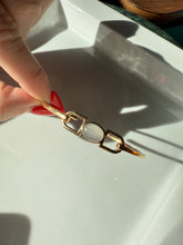 Load image into Gallery viewer, Gold Vermeil Moonstone Cuff Bracelet
