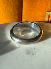 Load image into Gallery viewer, Vintage Mexico Modernist Solid Sterling Silver Multistone Bangle Bracelet
