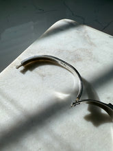 Load image into Gallery viewer, Vintage Mexico Sterling Silver Bangle Bracelet 7.5”
