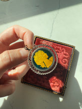Load image into Gallery viewer, Vintage Quarter Ounce Fine Silver Enamel Cameo Pendant

