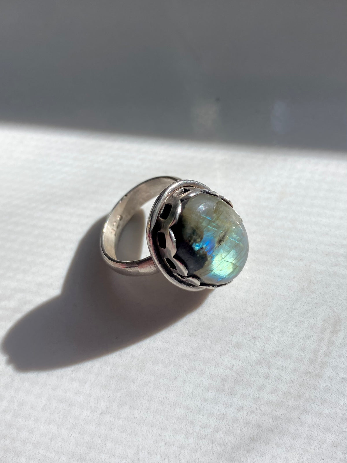 Labradorite Sterling Silver Ring