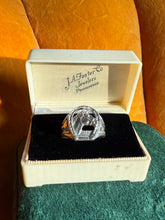Load image into Gallery viewer, Horseshoe Sterling Silver Ring Size 9.75
