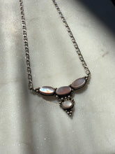 Load image into Gallery viewer, Running Bear Mother of Pearl Necklace 19”
