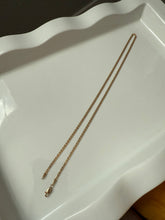 Load image into Gallery viewer, Flat Mariner 14k Yellow Gold Chain 20”
