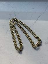 Load image into Gallery viewer, Italian Chunky Gold Vermeil Mariner Link Chain 22”
