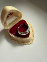 Load image into Gallery viewer, Sprinkle Donut Band Sterling Silver Ring Size 7
