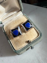 Load image into Gallery viewer, Square Heart Sterling Silver Earrings
