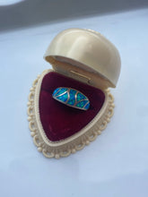 Load image into Gallery viewer, Opal Inlay Sterling Silver Ring
