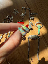 Load image into Gallery viewer, Opal Inlay Sterling Silver Earrings
